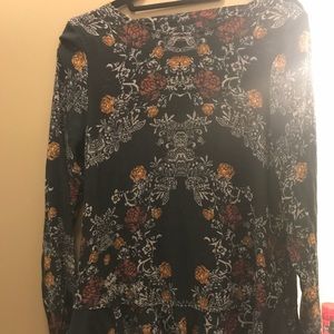 Free people navy tunic